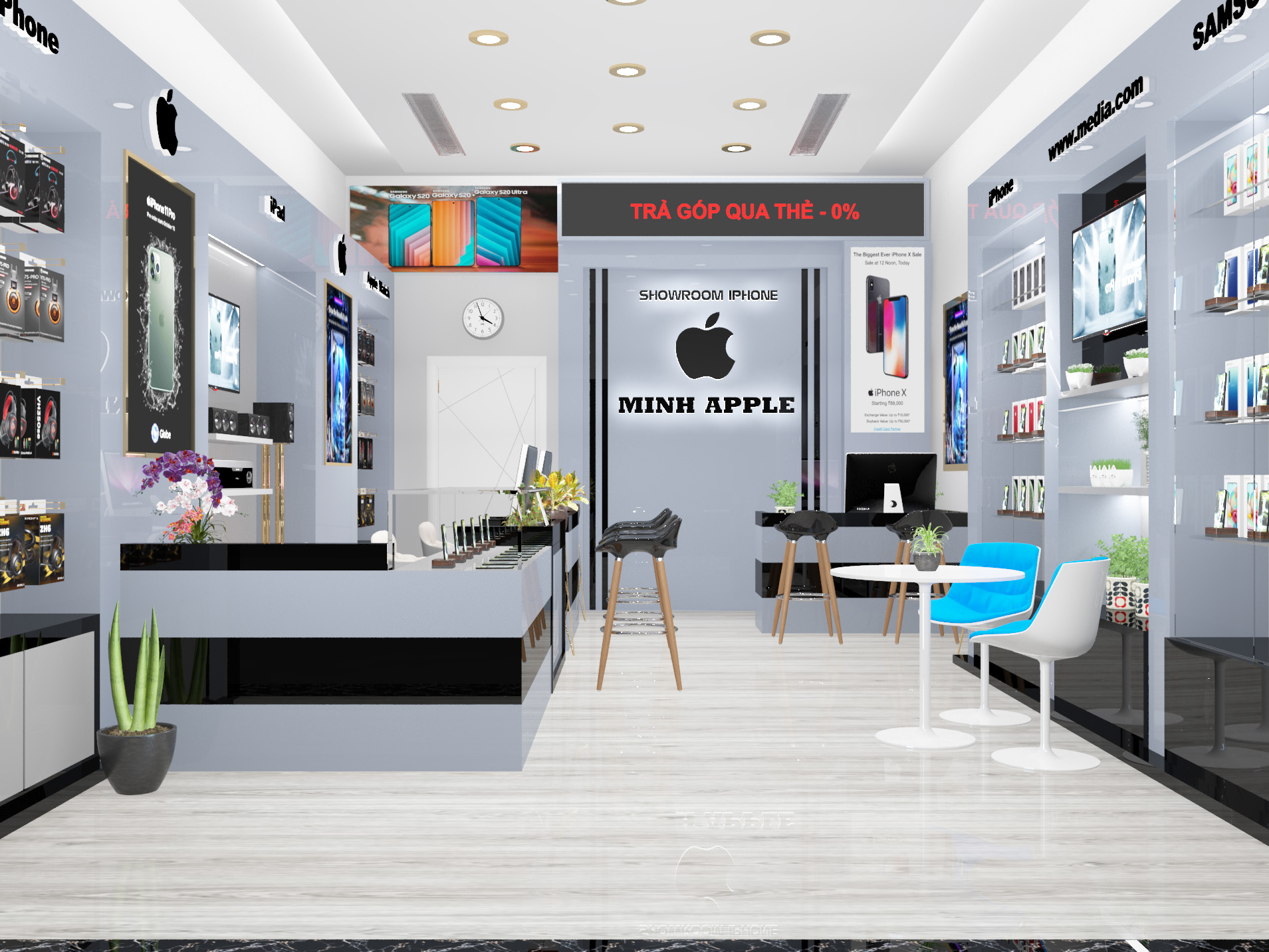 Thiết kế, thi công spa, shop